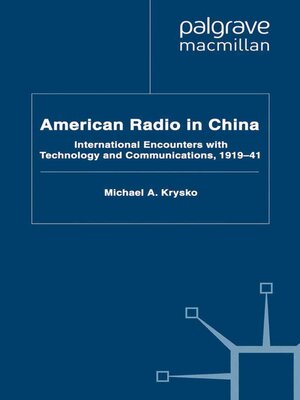 cover image of American Radio in China